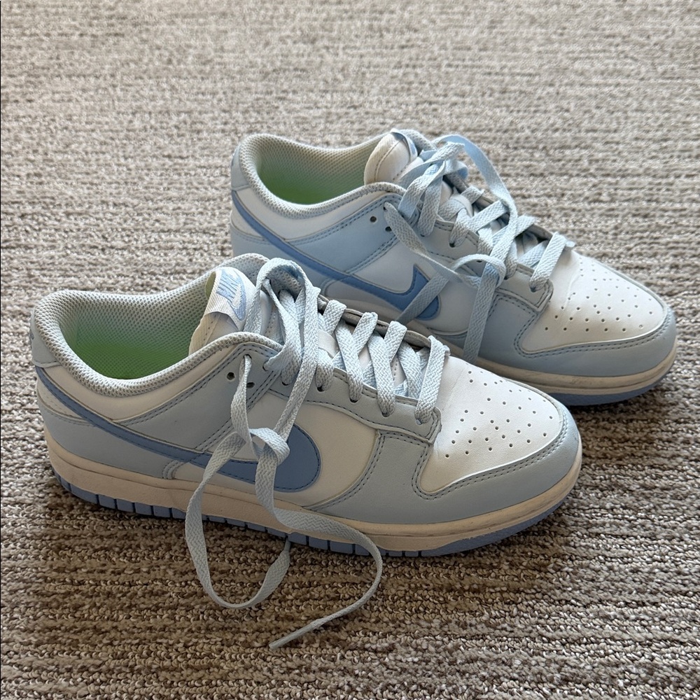 Nike Women's Sneakers - Light Blue and White